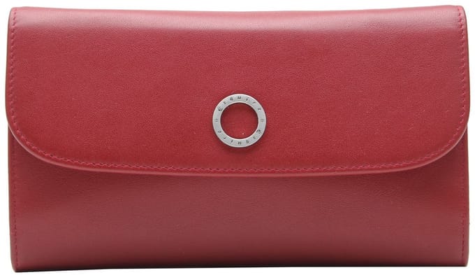 Esquire portemonnee Athena Lady Flap Wallet Red donkerrood