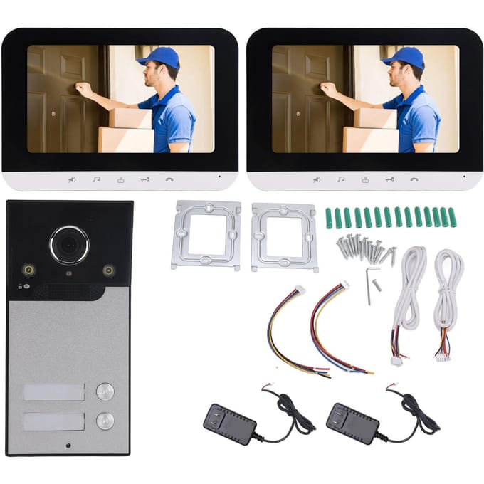 7-Inch Scherm Draadloos Video Deurintercom Systeem APP Afstandsontgrendeling WiFi Deurbel Beveiliging
