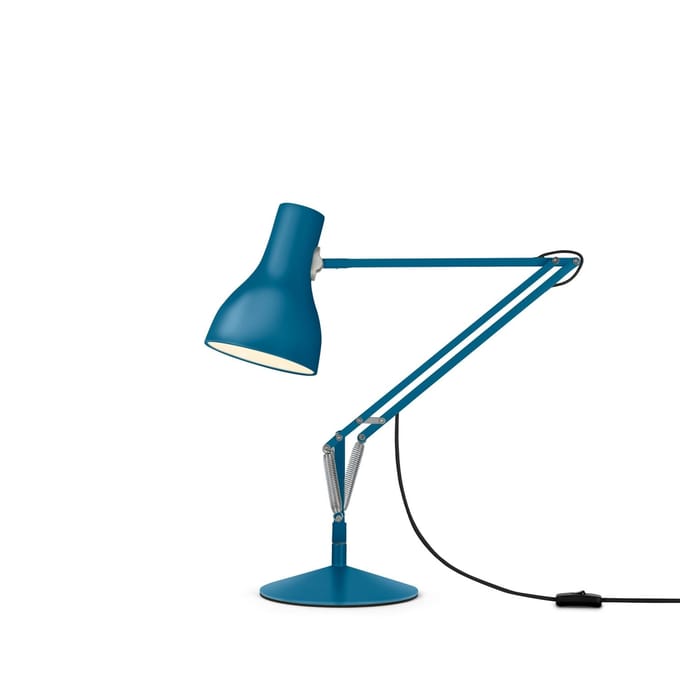 Anglepoise Type 75 Tafellamp Anglepoise + Margaret Howell Saxon Blauw