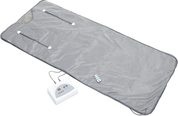 White-Label® Infrarood Deken - Warmtedeken - 80x180cm - Grijs
