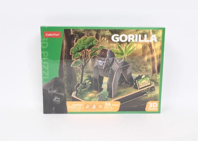 Puzzle 3D Goryl - 3D-puzzel Gorilla