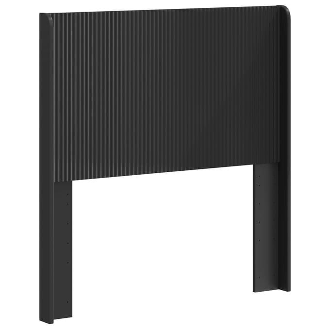 vidaXL - Hoofdbord - Zwart - Bewerkt - hout