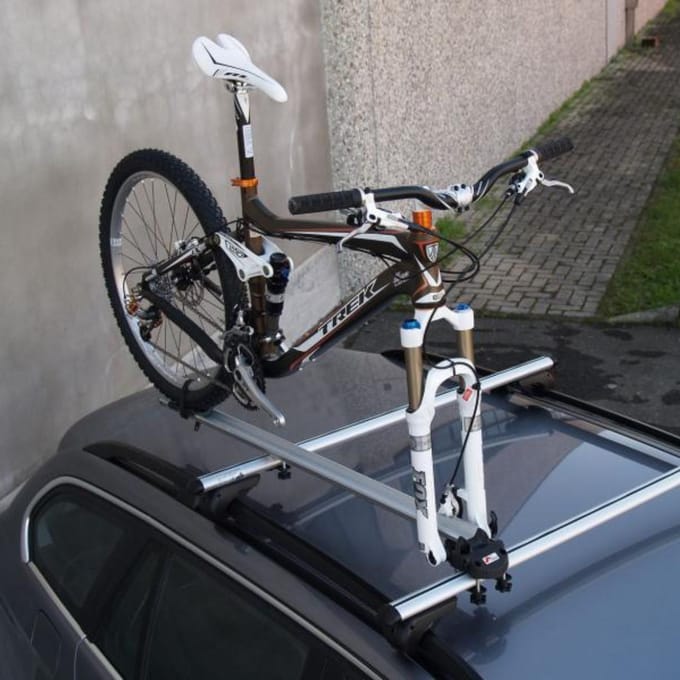 Bagagedrager Fietsdrager Dak Menabo Bike Pro Zilver Voor Fiets