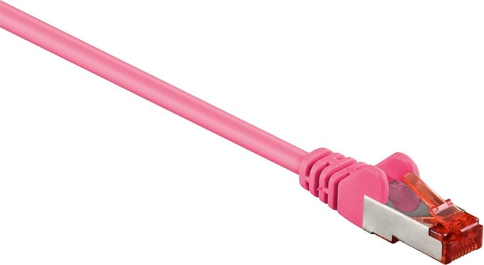S/FTP CAT6 Gigabit netwerkkabel / roze - LSZH - 50 meter