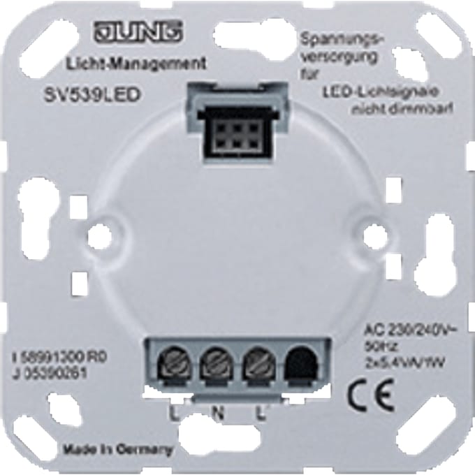 Jung Basiselement Universele Voeding 0.01A | SV539LED - E23SD