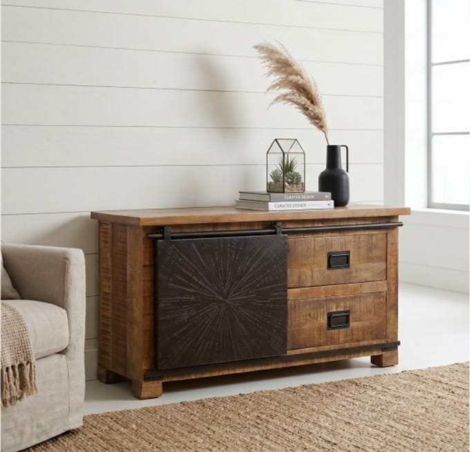 TV meubel Bradley mangohout 120x42x62 cm