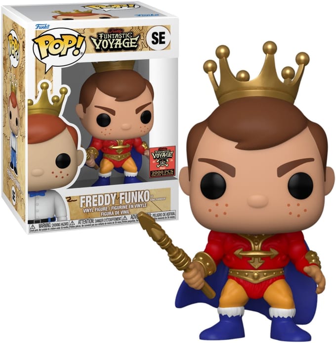 Funko Pop! Funtastic Voyage - Freddy Funko as King Randor - Funtastic Voyage 2000LE [Box conditie 7.