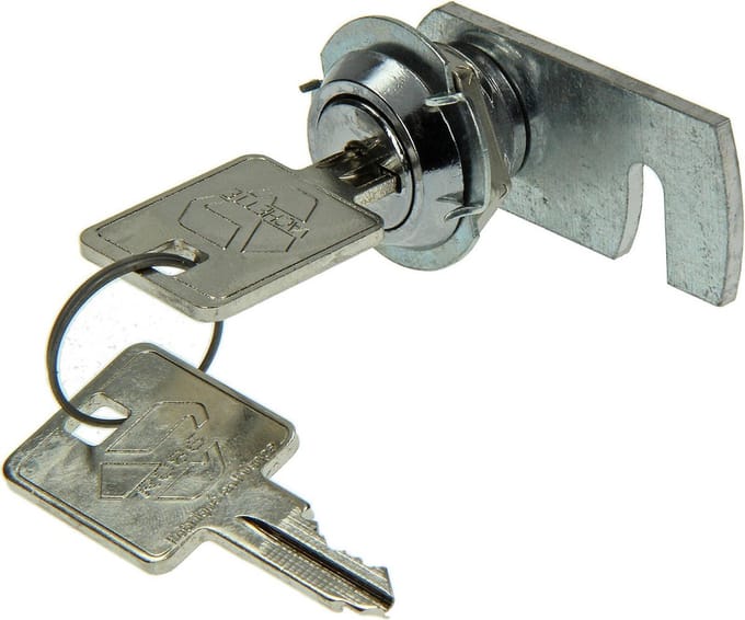 Brievenbusslot cilinder chroom 10mm