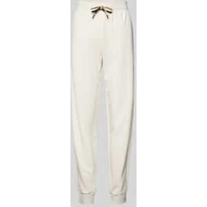 Relaxed fit sweatpants met tunnelkoord, model 'STRIPE'