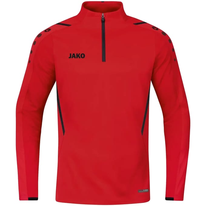Jako - Ziptop Challenge - Rode Longsleeve Heren-3XL