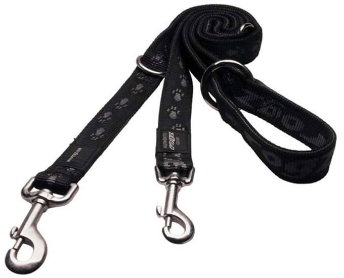Rogz Hondenriem Multi Purpose Alpinist Zwart 200 cm x 11 mm