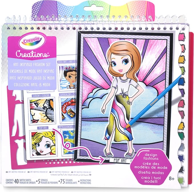 Crayola - Crayola Creations - Kleurboek - Kunst En Mode - Voor Kinderen