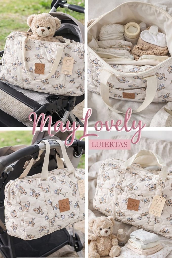 Luiertas / Mama tas May Lovely® – Beertjesdesign – Ruim & Praktisch!