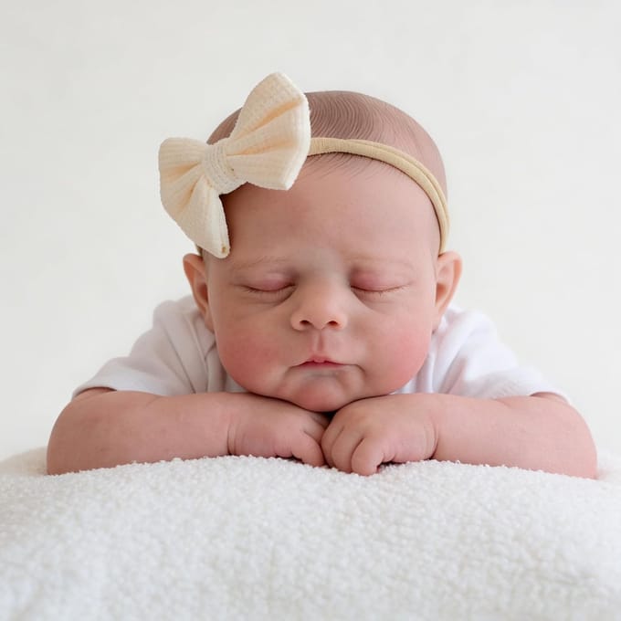 Reborn Baby Pop - Levensechte Pop - Kind Ontwikkeling - Handgemaakt Realistisch - 51 cm - Wit