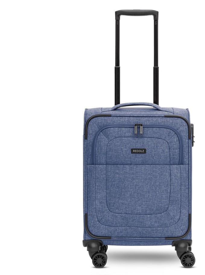 REDOLZ trolley Essentials 12 Trolley 4 Wheels Blue donkerblauw 55cm