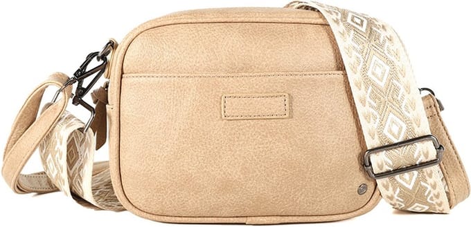 Taupe schoudertas Santorini OLT13522