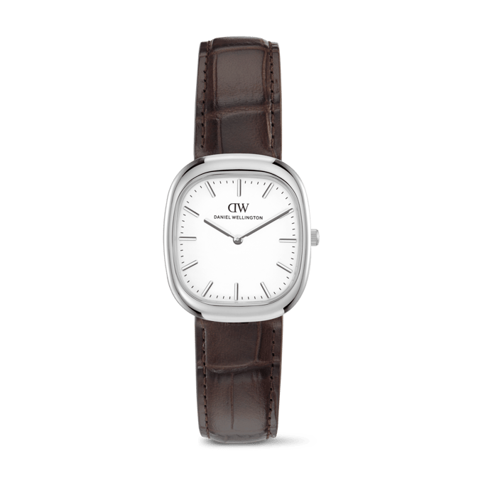 Daniel Wellington DW Watch Cort Brown Leather Silver 30mm