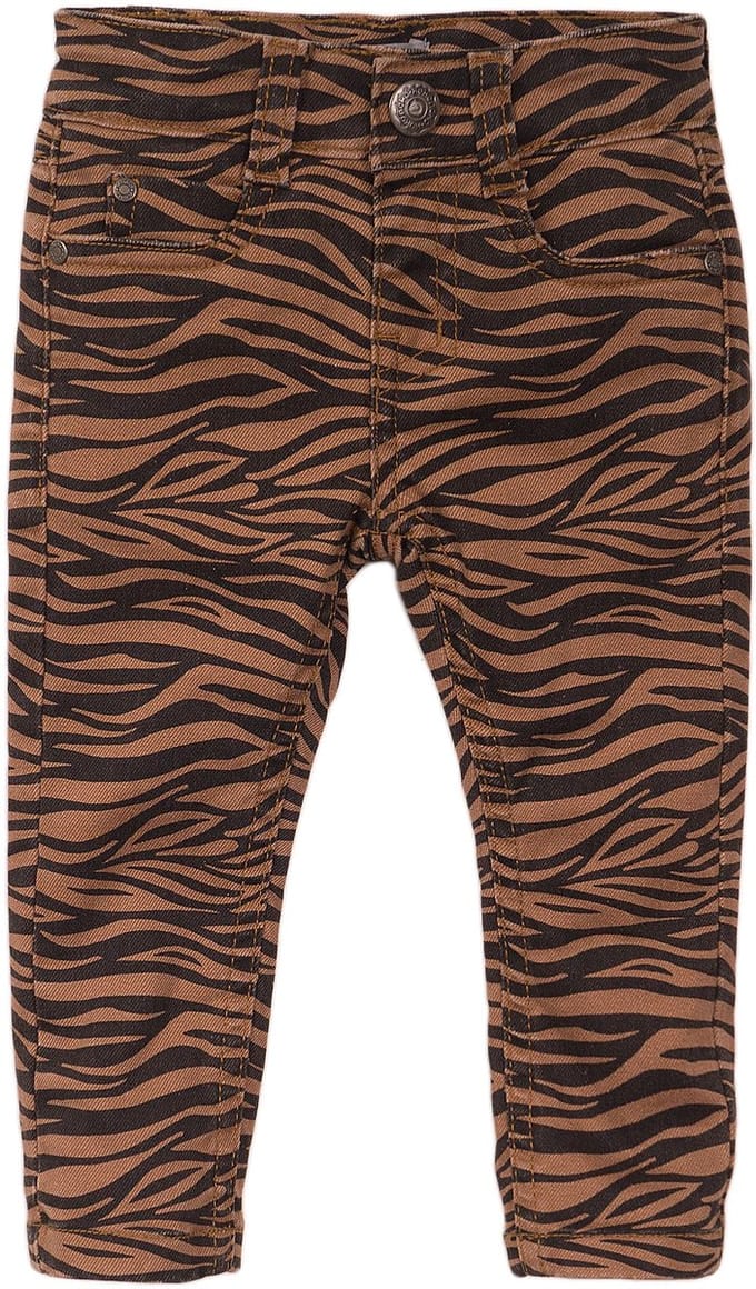 Koko Noko Meisjes Jeans Broek Camel/Navy maat 128