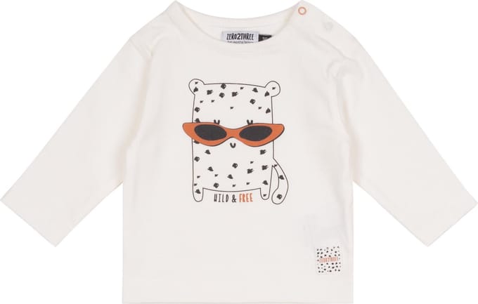 Zero2Three - T-shirt - Off-white - Maat 62