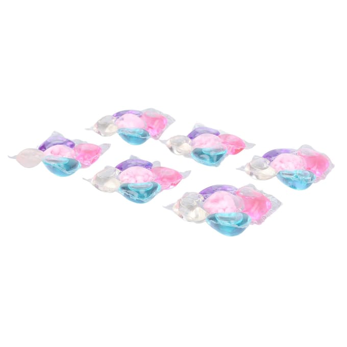 Lot de 20 dosettes de lessive 5 en 1, parfum longue durée, nettoyage doux white