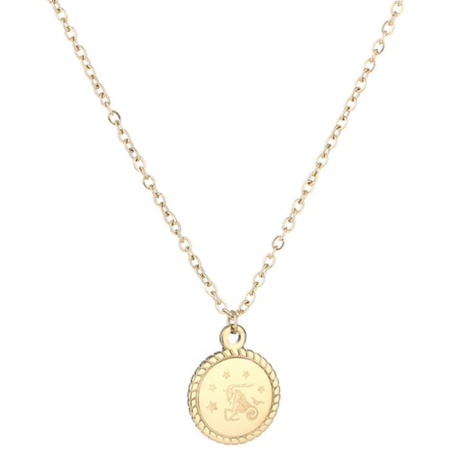 Bijoutheek Ketting Capricon - Steenbok Goud