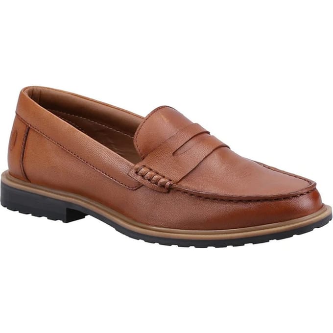 Hush Puppies Dames/Dames Verity Leren Casual Schoenen (Tan)