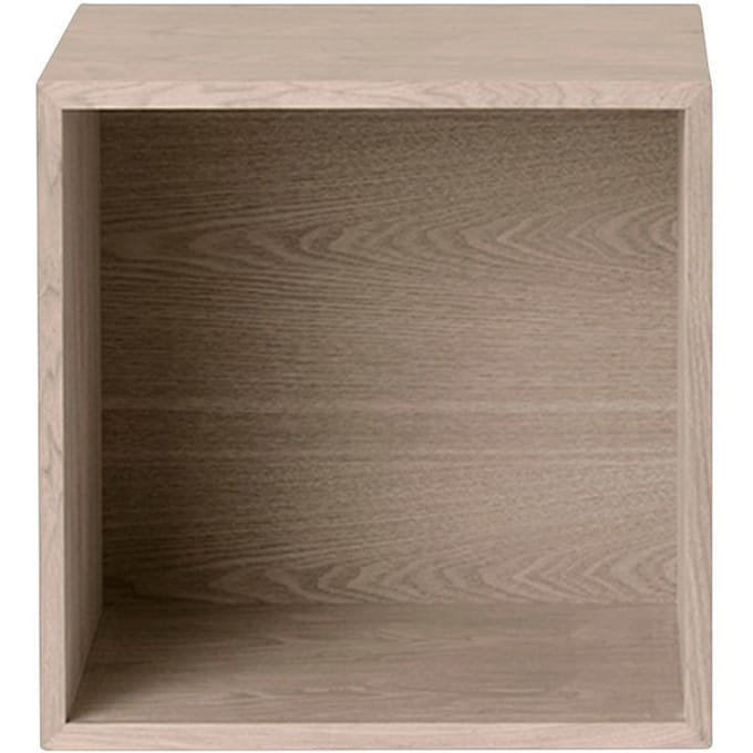 Muuto - Stacked 2.0 met Achterwand - medium - eiken - beige