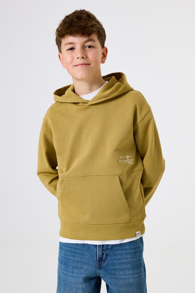 GARCIA Jongens Print Sweater Geel Lange mouw