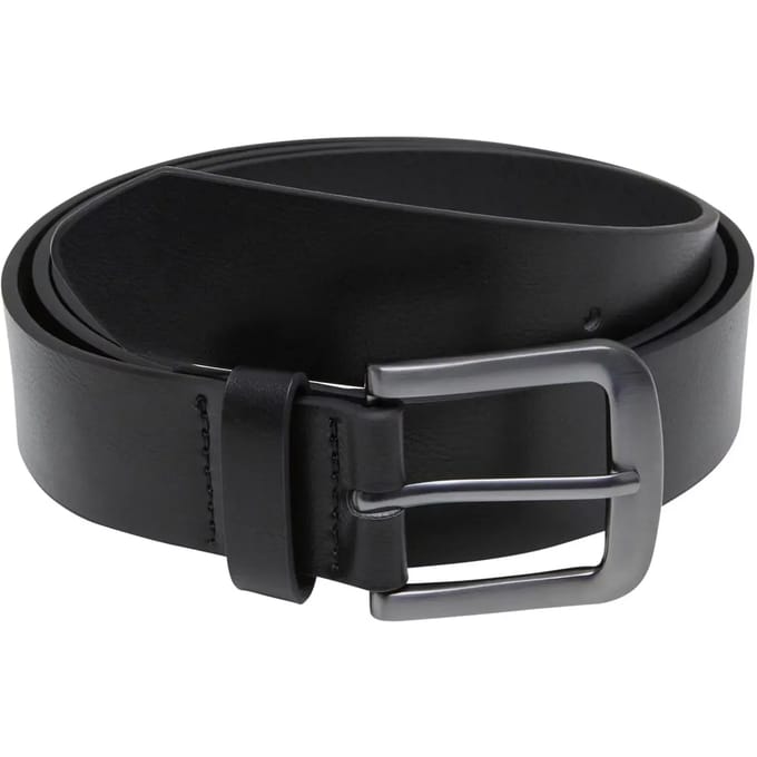 Urban Classics Easy Synthetic Leather Belt Riem zwart S-M Polyurethaan Unisex - Basics