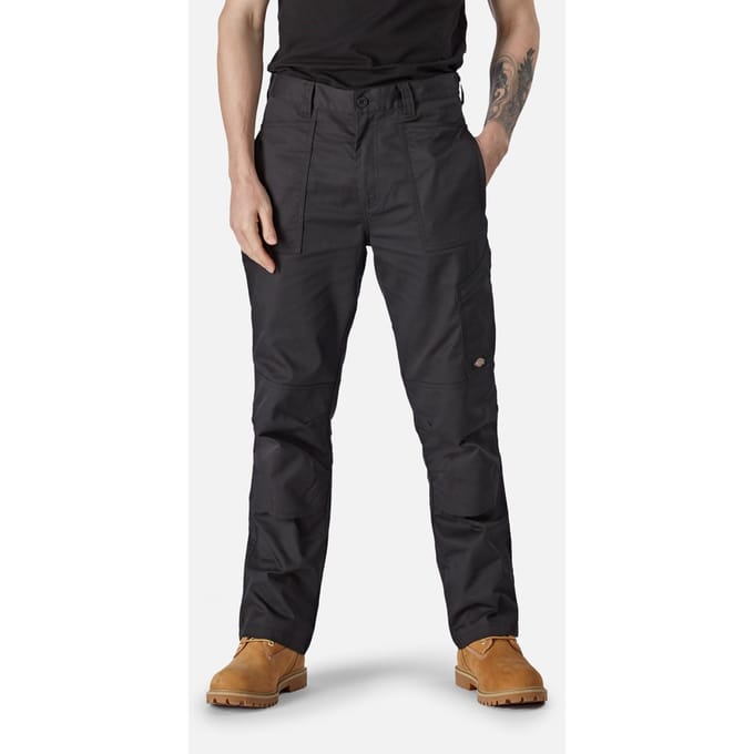 Dickies Action Flex Polyester Heren Zwarte Buitentrousers