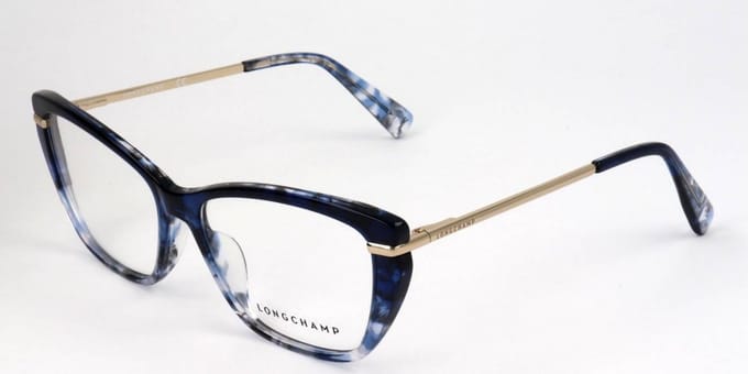 Longchamp LO2630 Marble blue 55/15/140 WOMAN Brilmonturen