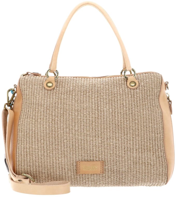 Gabs Handtas Schoudertas Karima Shoulder Bag Beige+Oro+Naturale