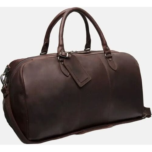 Chesterfield Leren Reistas / Weekendtas William - 40 liter - Bruin