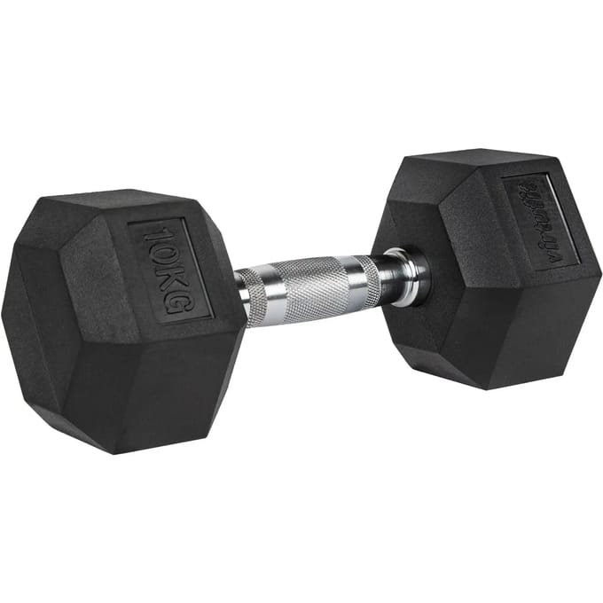 VirtuFit Hexa Dumbbell Pro - 7 kg - Hexagon dumbbell - Duurzaam en slijtvast - Krachttraining - Gewicht - CrossFit & Fitness - Geschikt voor beginners en professionals - Per stuk verkocht