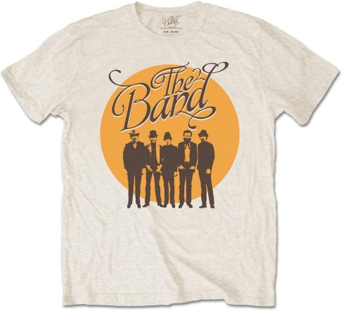 The Band - Circle Logo Heren T-shirt - XXL - Creme