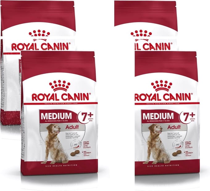 Royal Canin Medium Adult 7+ - Hondenvoer - 4 x 4 kg