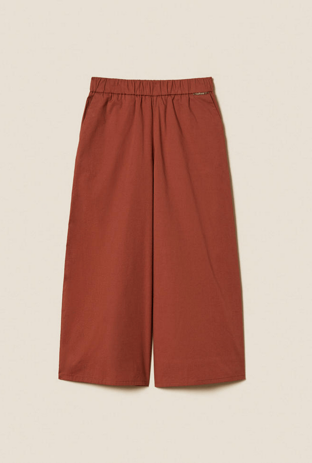broek brede meisje donkere wortel