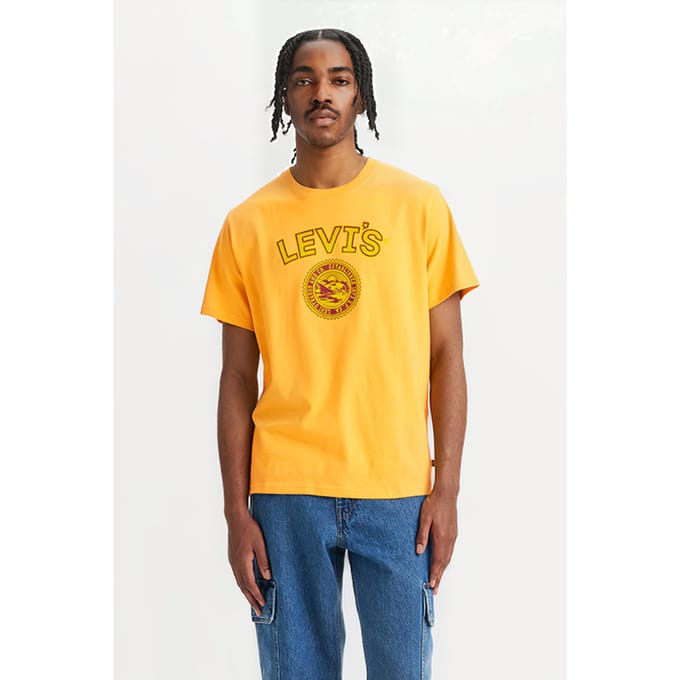 Levi's Ss Relaxed Fit Tee Varsity Logo Patch Au Taglia: M | T-shirt stampate Outlet | Uomo