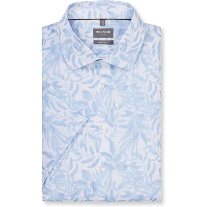 OLYMP Luxor Overhemd, Comfort Fit, New Kent, Wit
