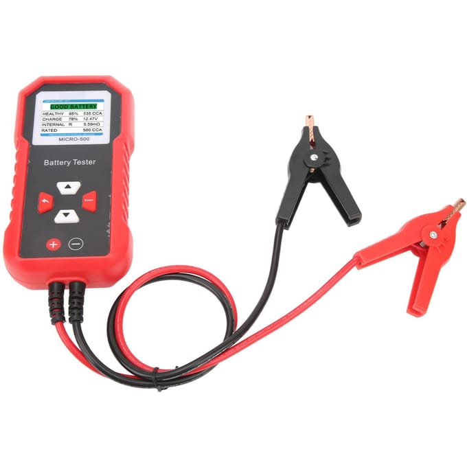 voor MICRO‑500 Batterijtester 8 Talen LCD Kleurenscherm Helder Zicht QR-code voor Auto Motorfiets gray