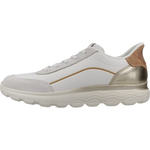 GEOX SPHERICA PLUS DAMES Sneakers - WIT/MELKWIT - Maat 36