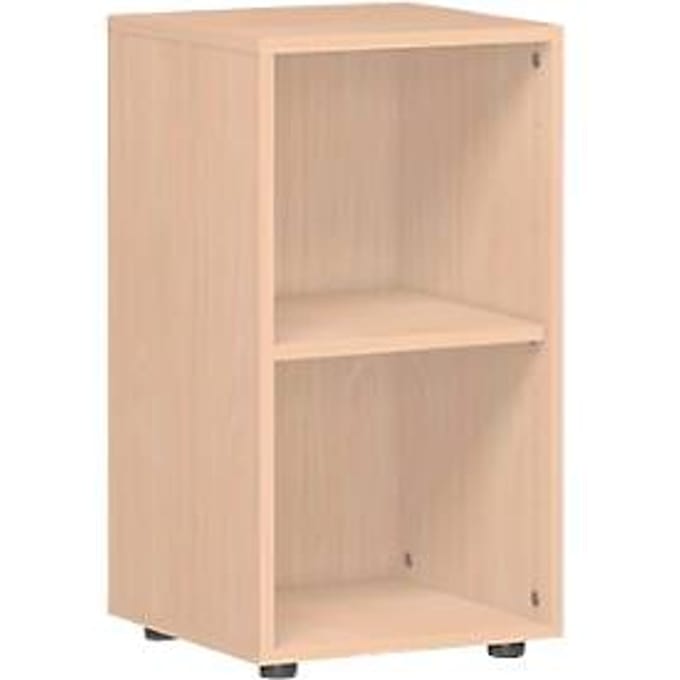 PALENQUE boekenkast, 2 OH, spaanplaat, B 400 x D 400 x H 752 mm, beukendecor