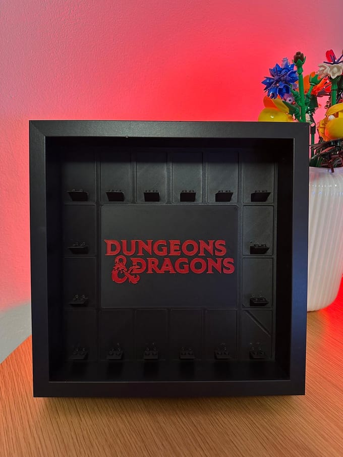 LEGO Minifigure Display Case — Dungeons and Dragons