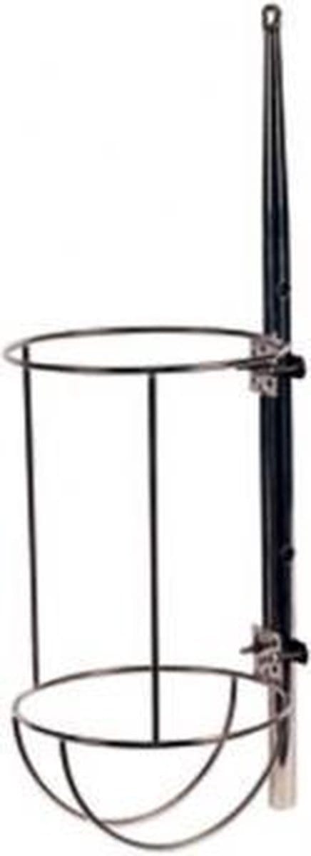 Allpa RVS Fenderhouder voor 1 Stootwil Ø 30 cm