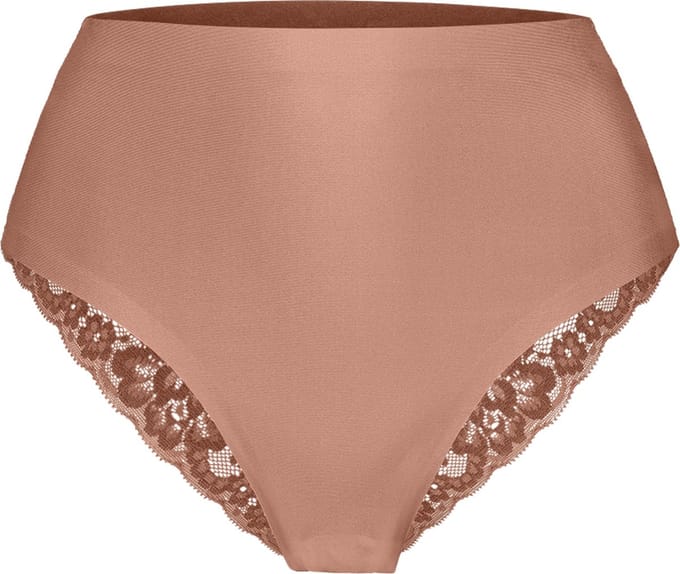 Ten Cate Secrets high waist brazilian met kant pink nut voor Dames | Maat M