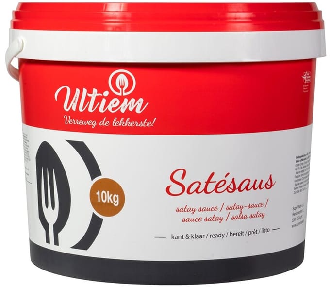 Ultiem Satésaus 2,5L Kant & Klaar