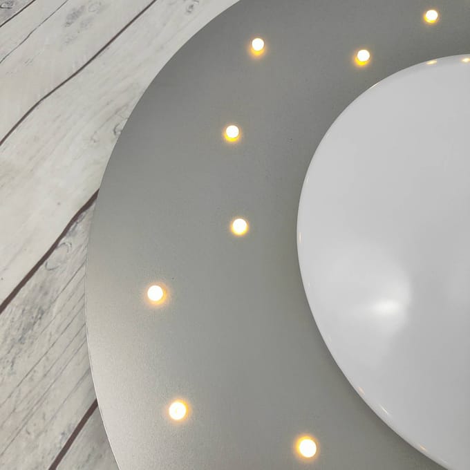 Niermann Standby Plafondlamp Starlight met sterrenhemel, zilver
