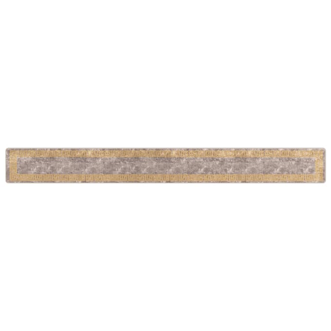 vidaXL - Tapijt - Runner - MARSA - Grijs - 50 - x - 450 - cm - Polyester - en - PVC