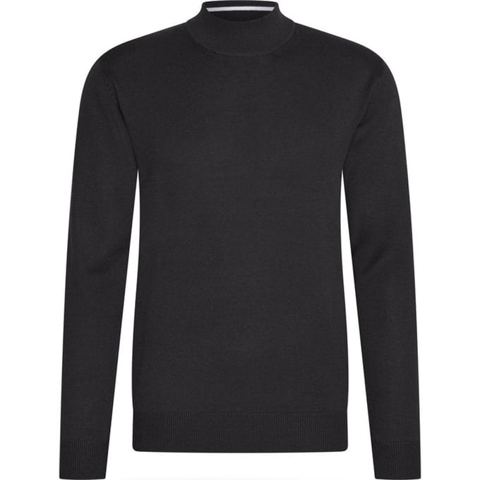 Cappuccino Italia - Heren Sweaters turtle neck trui - Zwart - Maat M
