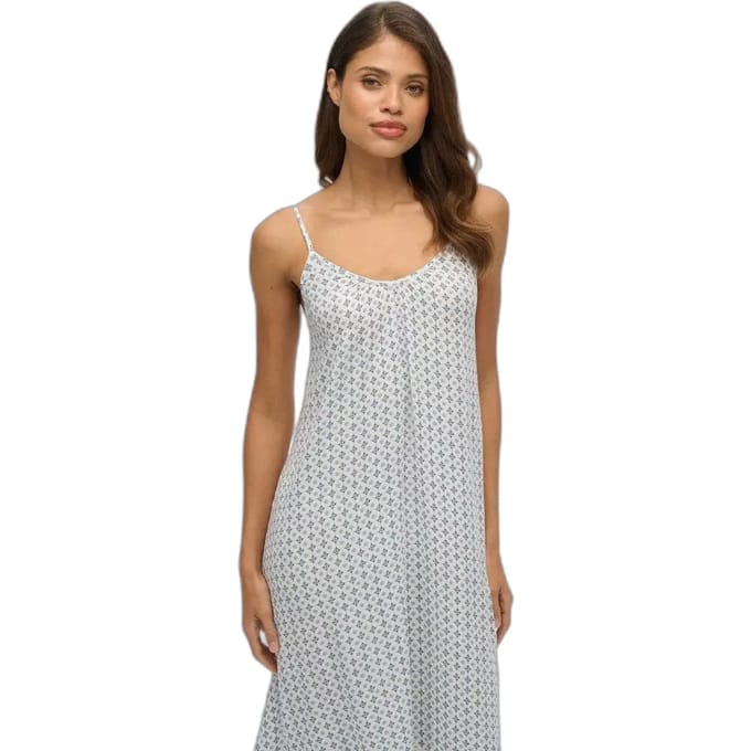 Superdry Cami Maxi-jurk Blue Grootte: 42